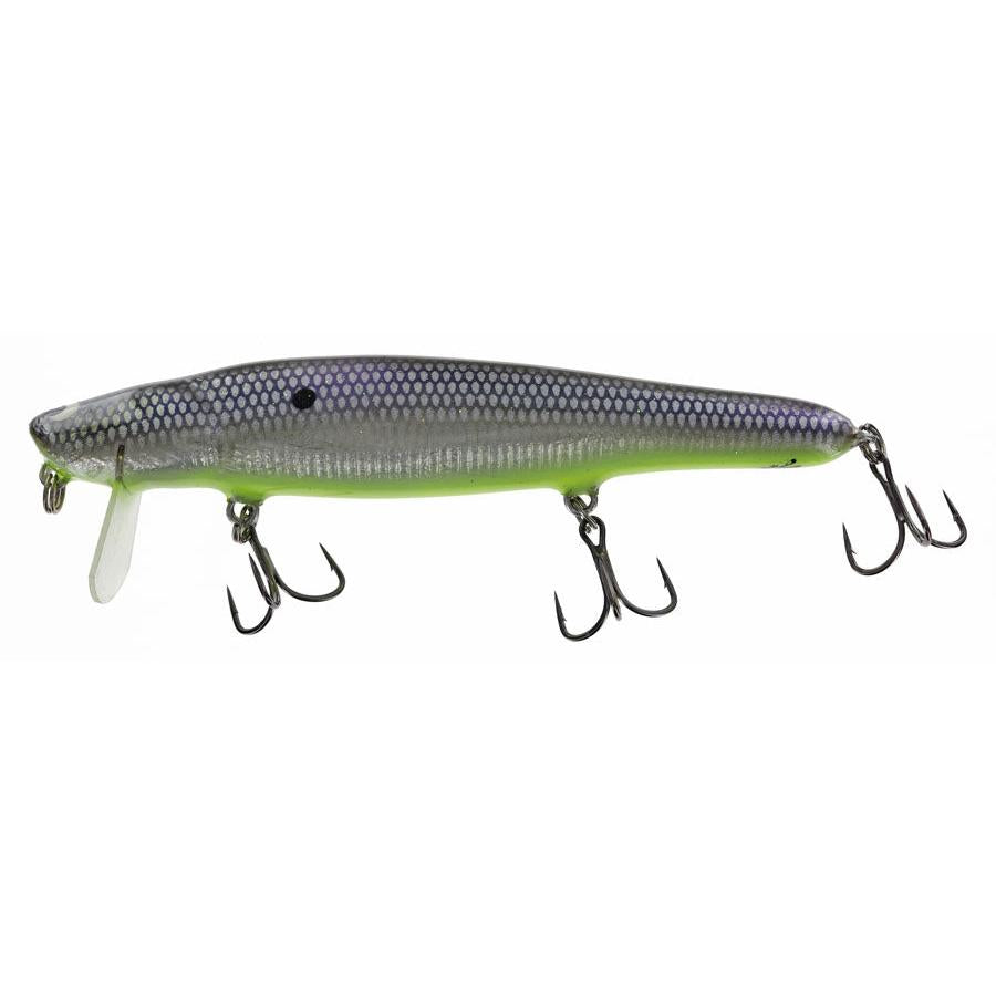 Black Label Baits Heads Up Wake Bait-Foiled Am Sh Chart Belly-