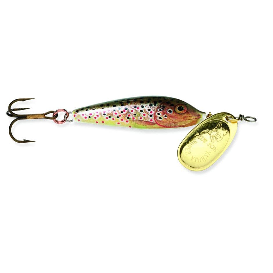 Blue Fox Minnow Spin-Brown Trout-1/4oz-
