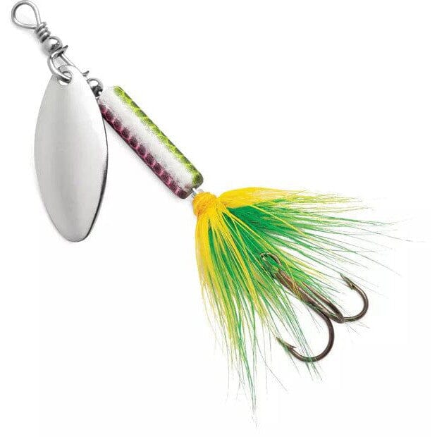 Blue Fox Whip Tail Spinner-1/16 oz-Black, Chartreuse & Pink-