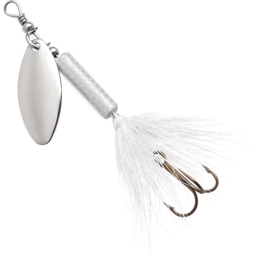 Blue Fox Whip Tail Spinner-1/16 oz-Solid White-