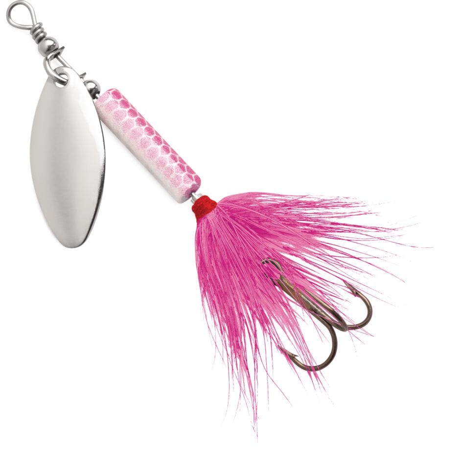 Blue Fox Whip Tail Spinner-1/4 oz-Pink & White-
