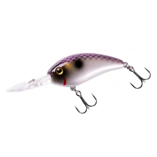 Bomber Gen 2 Fat Free Fingerling Crankbait Purple Pearl Ayu 