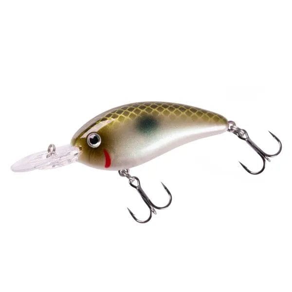 Bomber Gen 2 Fat Free Guppy Crankbait-Green Pearl Shad-