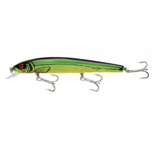 Bomber Heavy Duty Long A Jerkbait Fire River Minnow Bomber Heavy Duty Long A Jerkbait Fire River Minnow