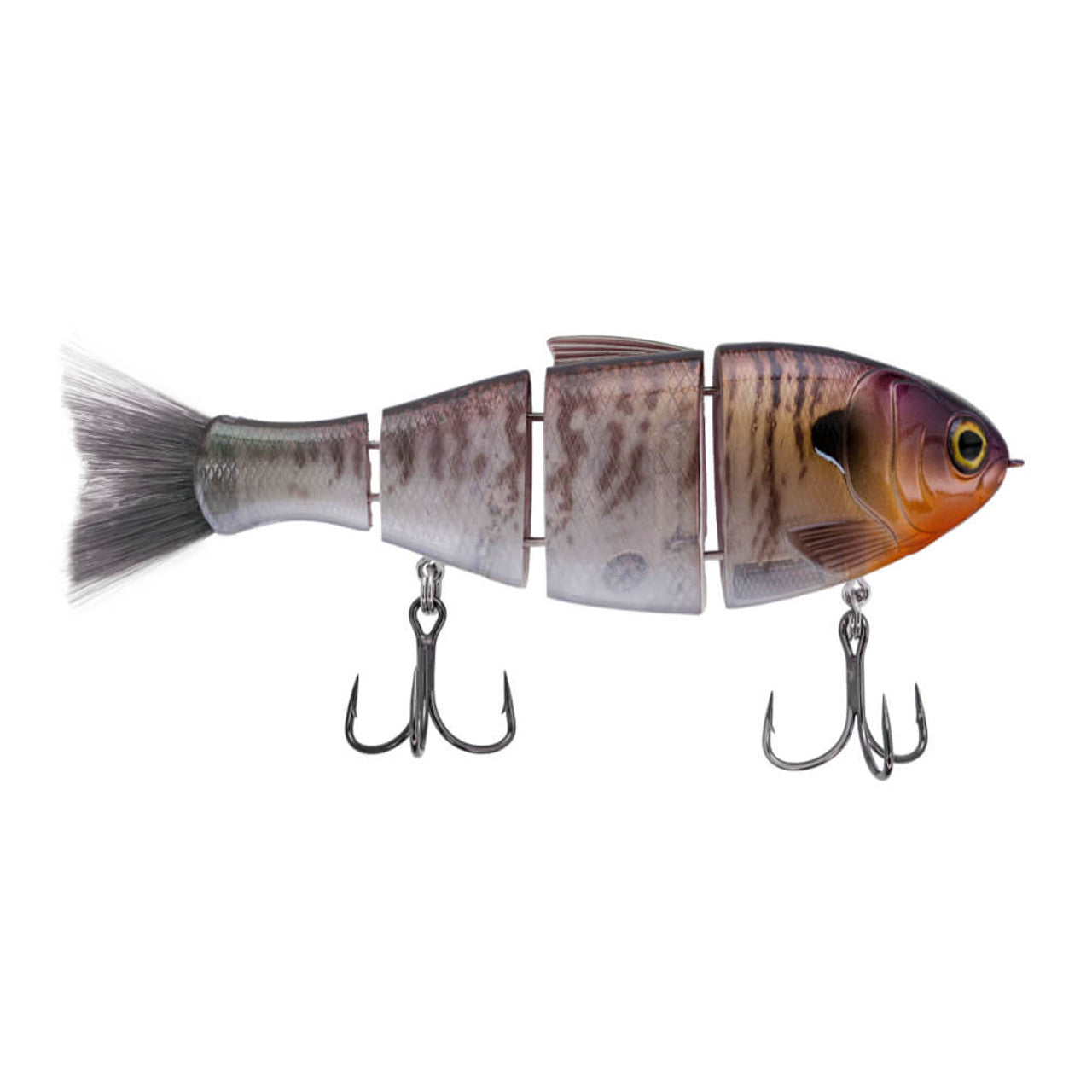 Bucca Brand 5" Bull Shad-Ghost Gill-
