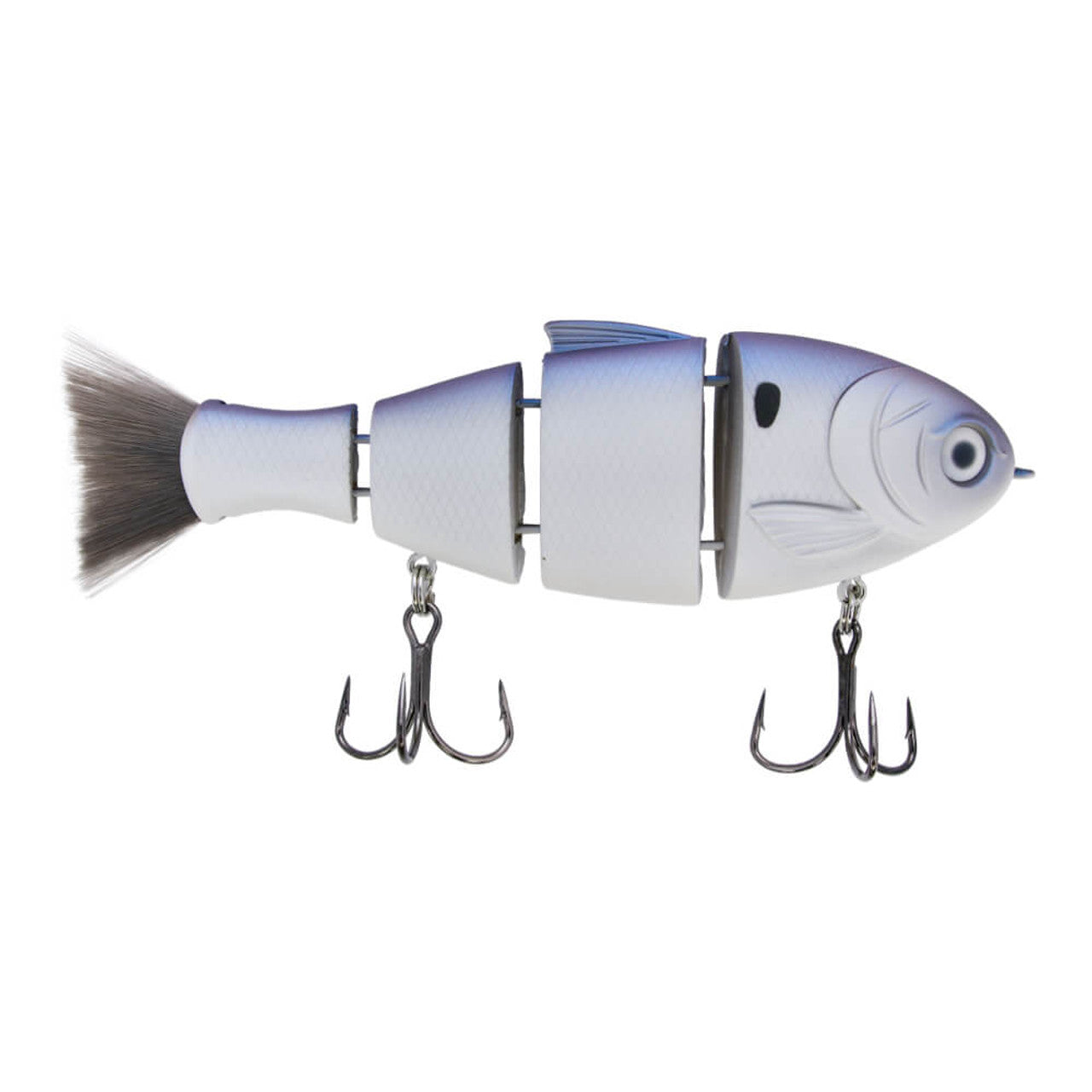 Bucca Brand 5" Bull Shad-Glimmer Bone-