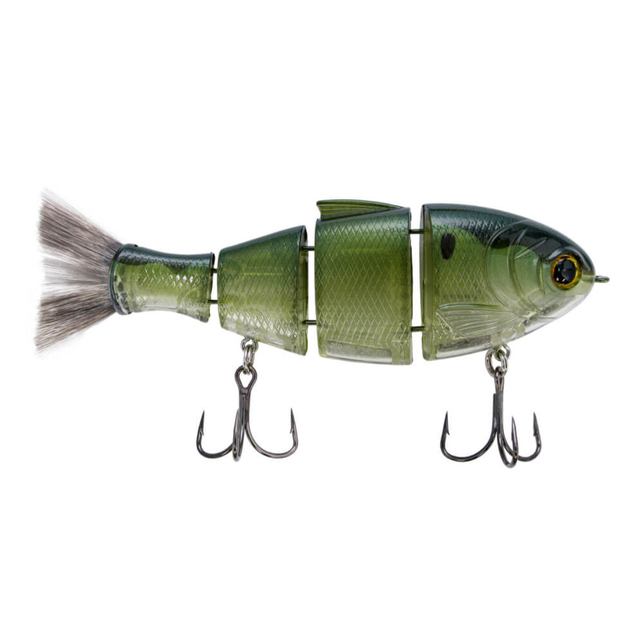 Bucca Brand 5" Bull Shad-Green Gizzard-