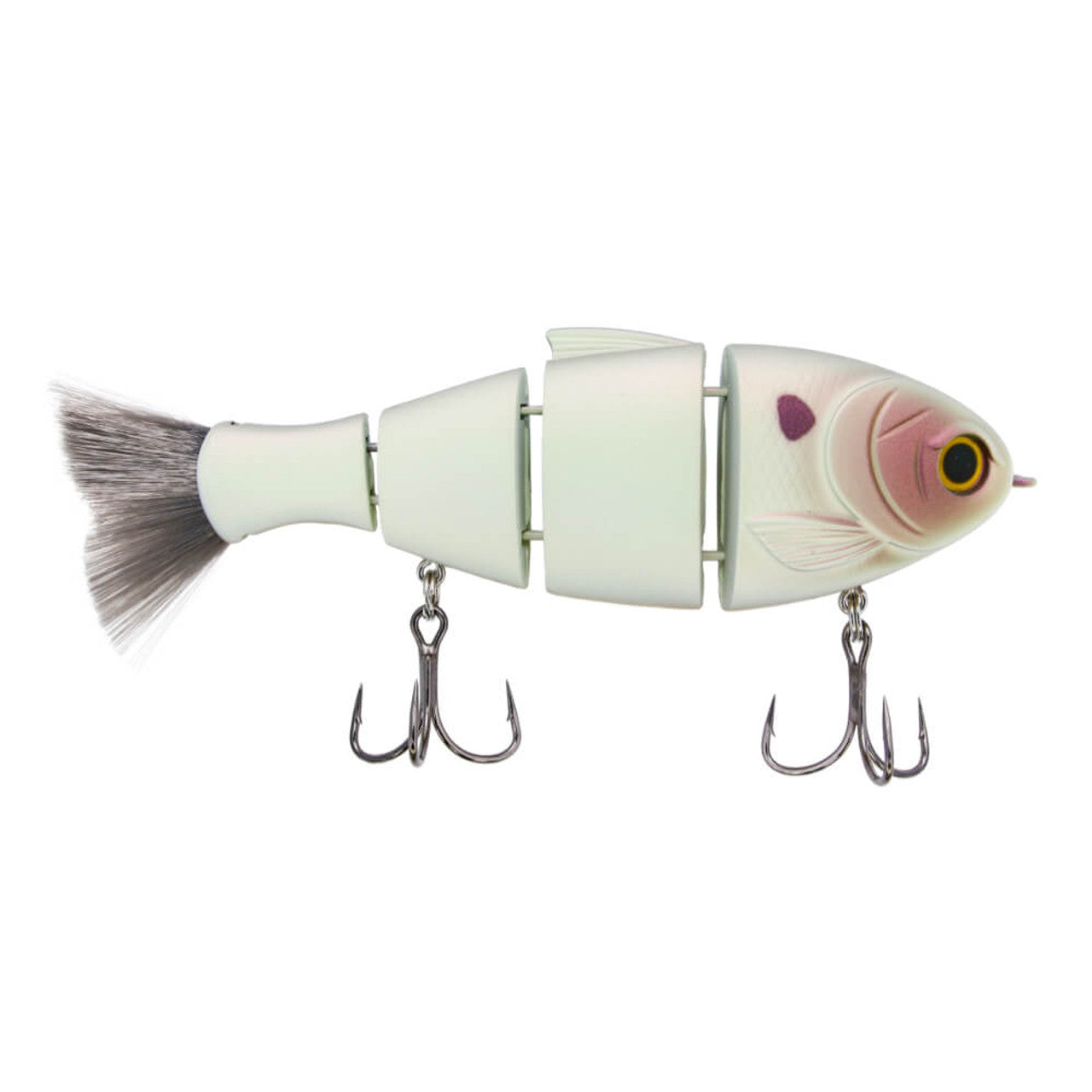 Bucca Brand 5" Bull Shad-Pearl Bone-