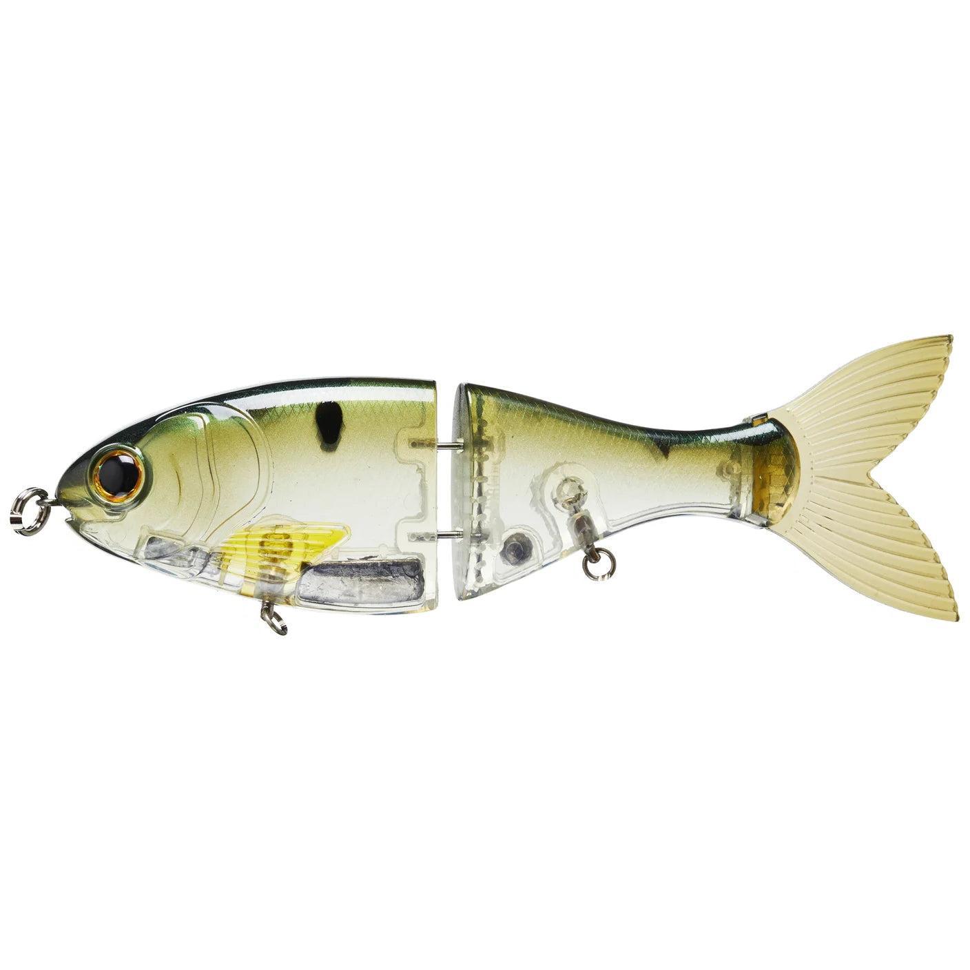 Bucca Brand 6" Trick Shad Green Gizzard 8" 