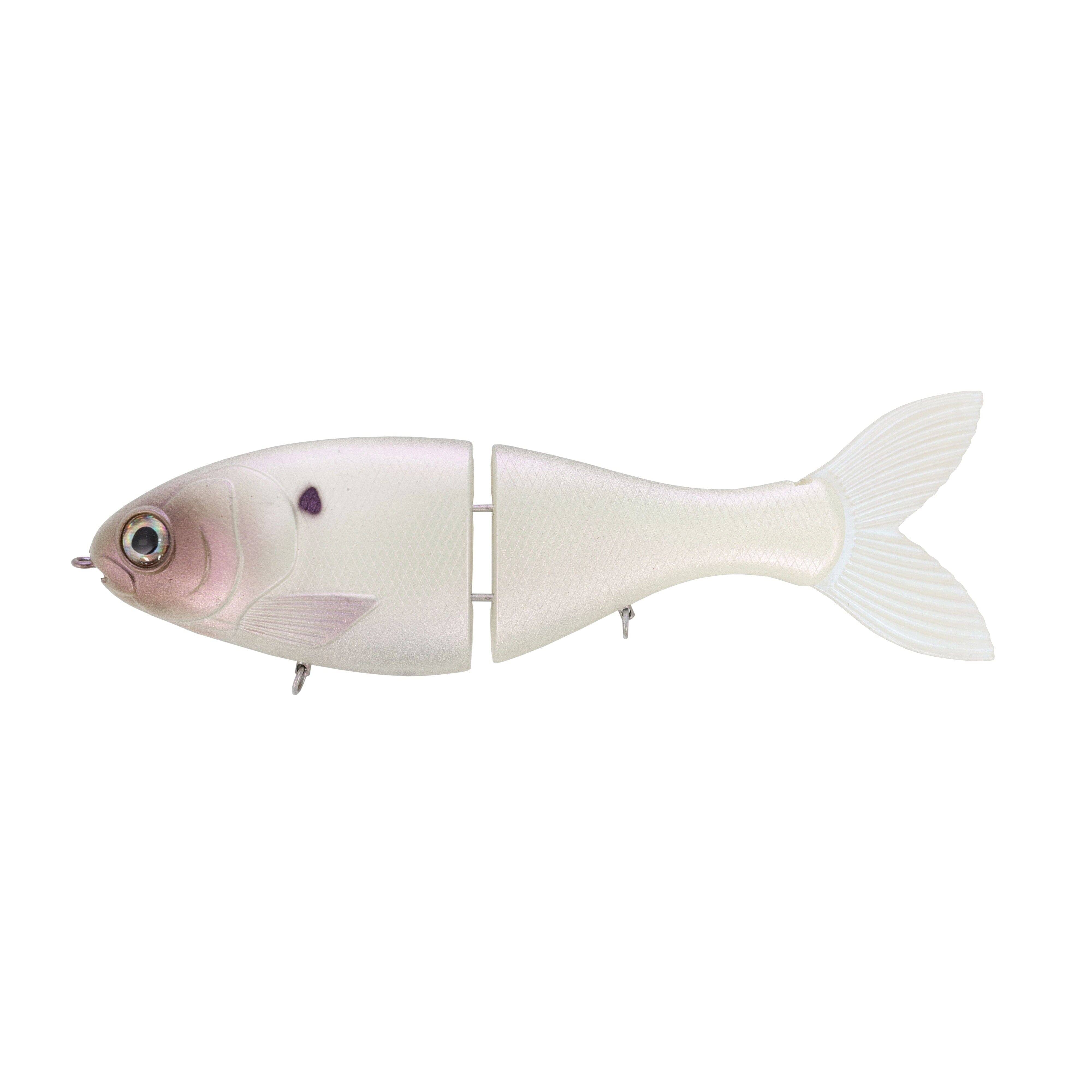 Bucca Brand 6" Trick Shad Pearl Bone 6" 