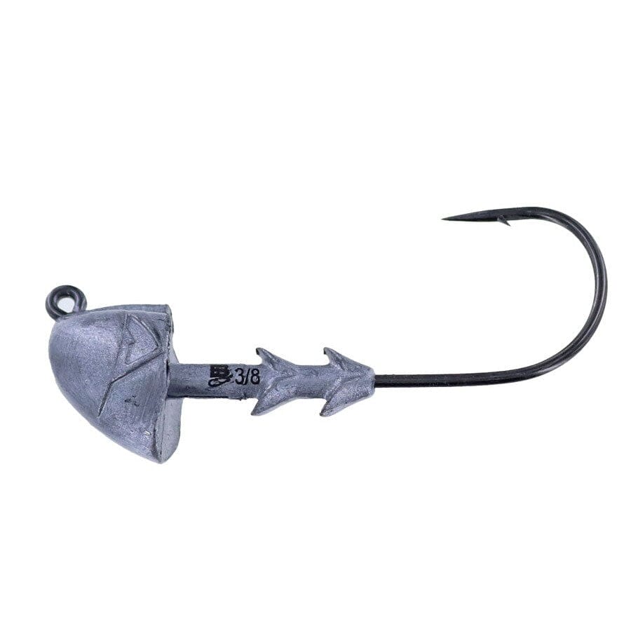 Buckeye Shocker Swimbait Jighead 3pk-1/8 4/0-Unpainted-