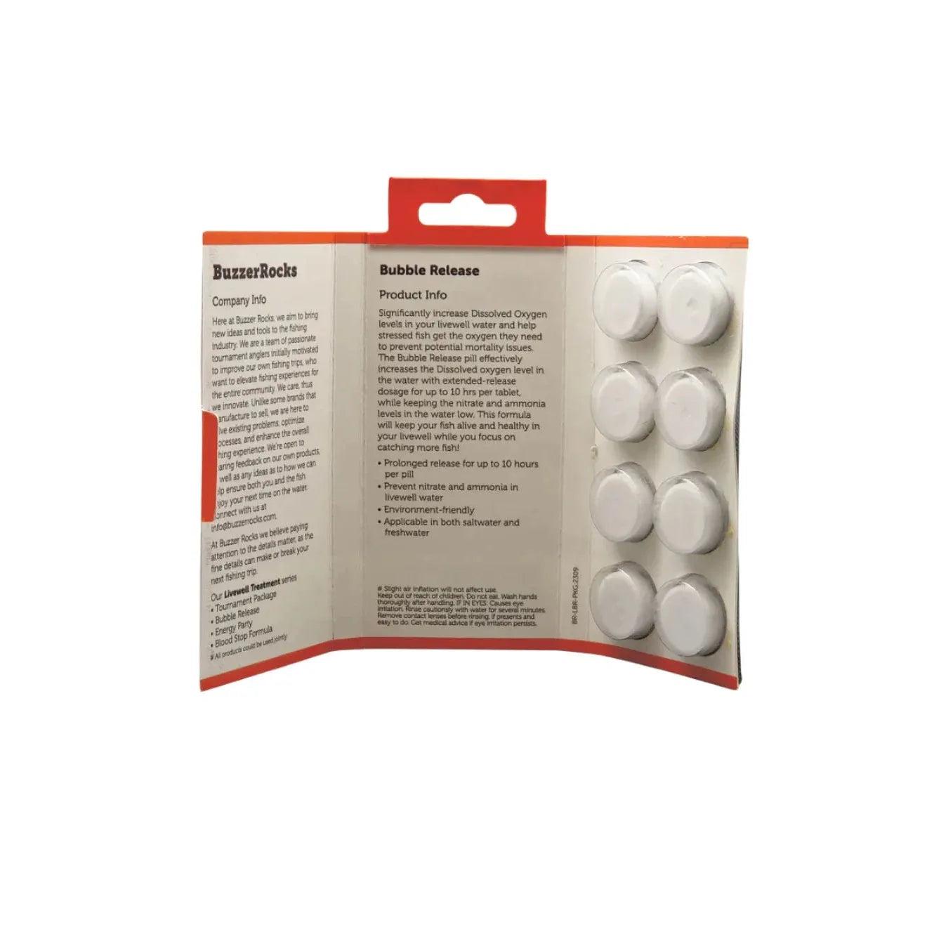 BuzzerRocks Livewell Treatment - Bubble Release-