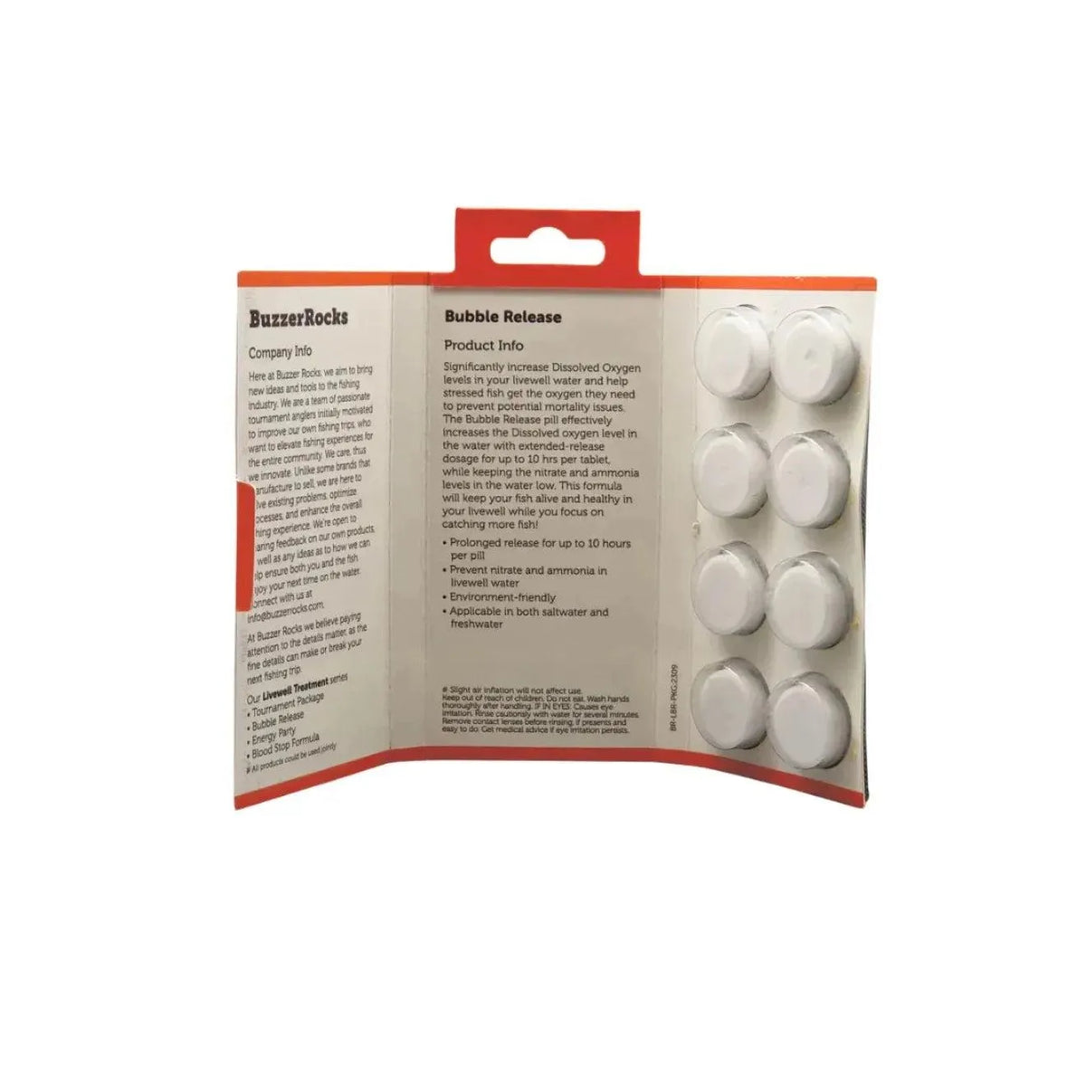BuzzerRocks Livewell Treatment - Bubble Release 