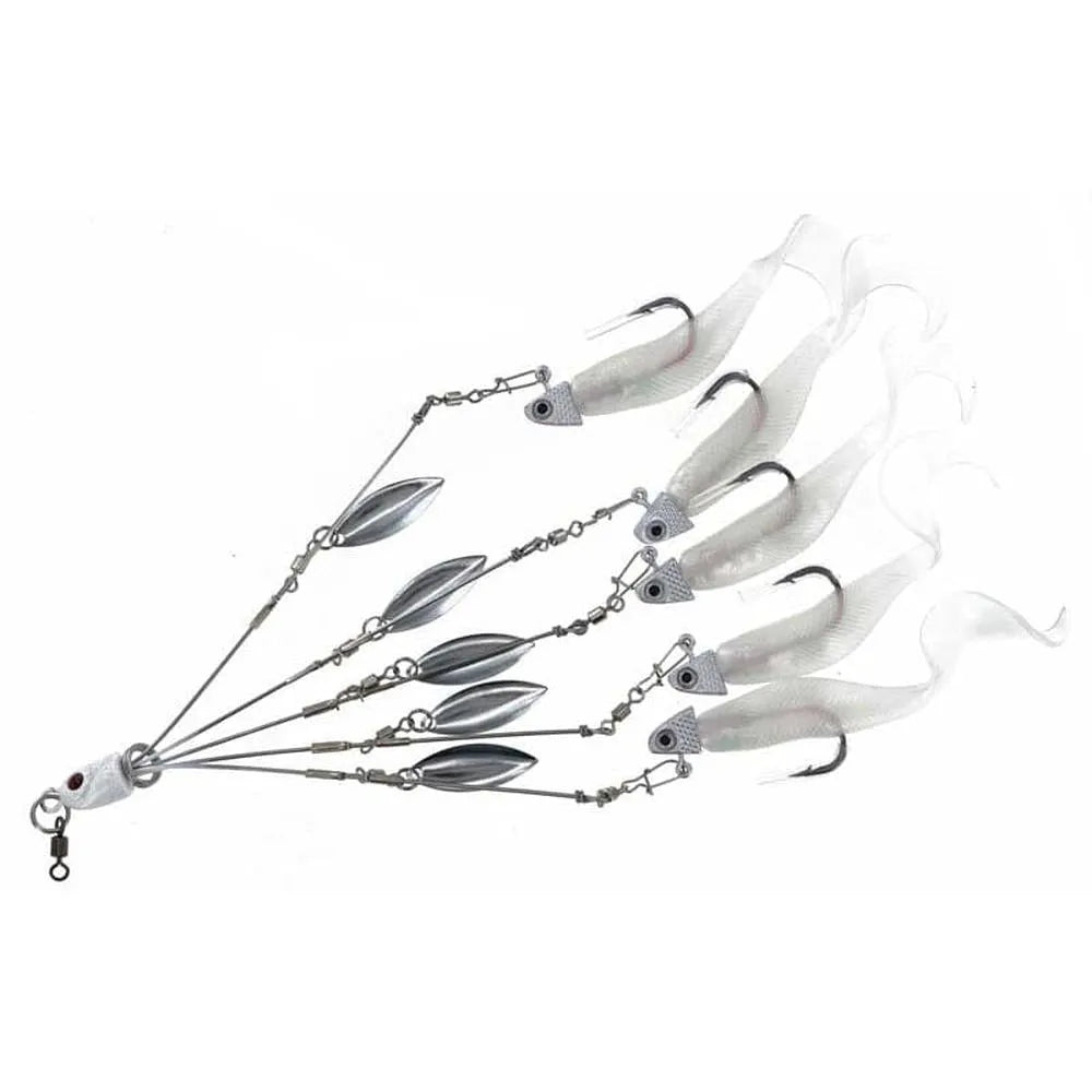 Captain Mack Mini Mack Shad With Blades Umbrella Rig TR5-B 