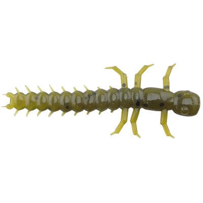 Case Plastics Hellgrammites-Green Pumpkin-2" 10pk-