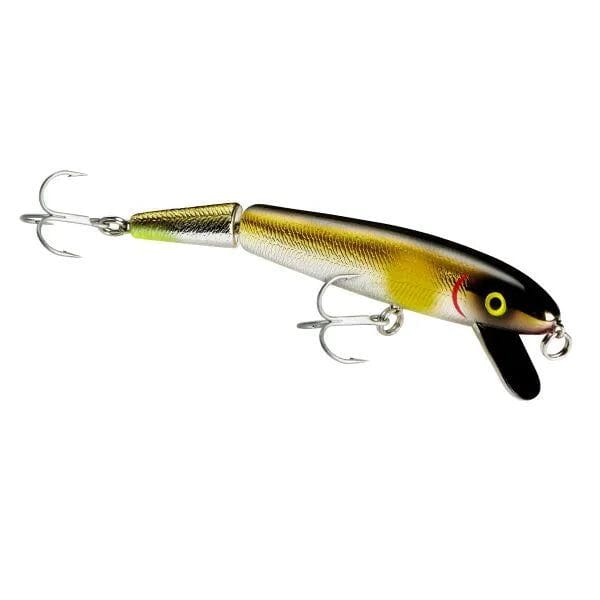 claret red color fishing lure Cotton Cordell CJ9 Jointed Red Fin Black Chrome Ayu