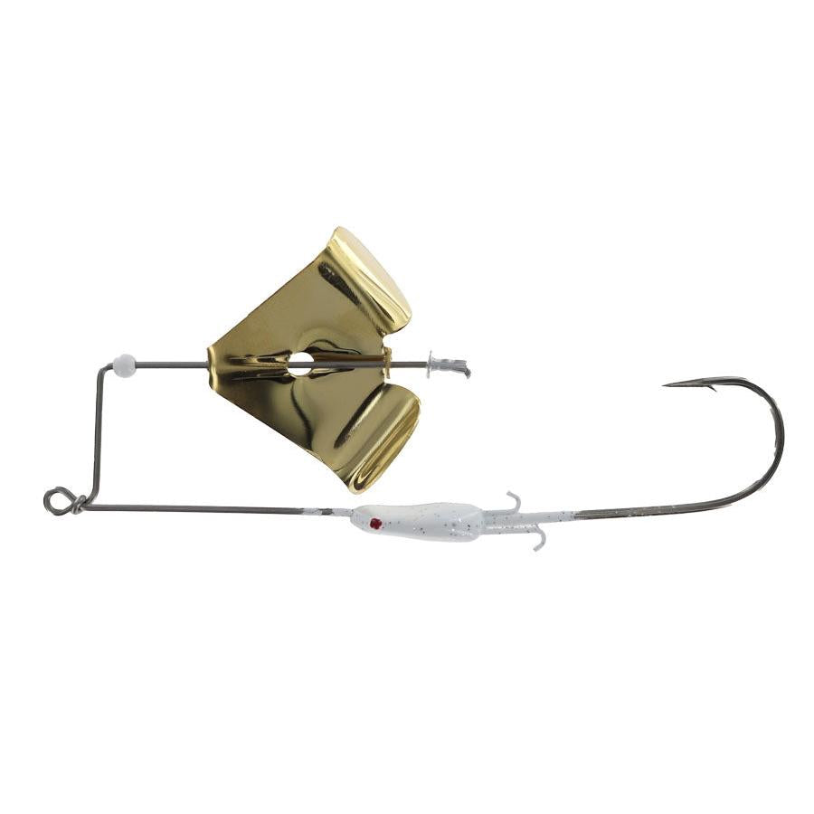 Crock O Gator Head Knocker X Bite Buzzbait 1/2oz White Gold