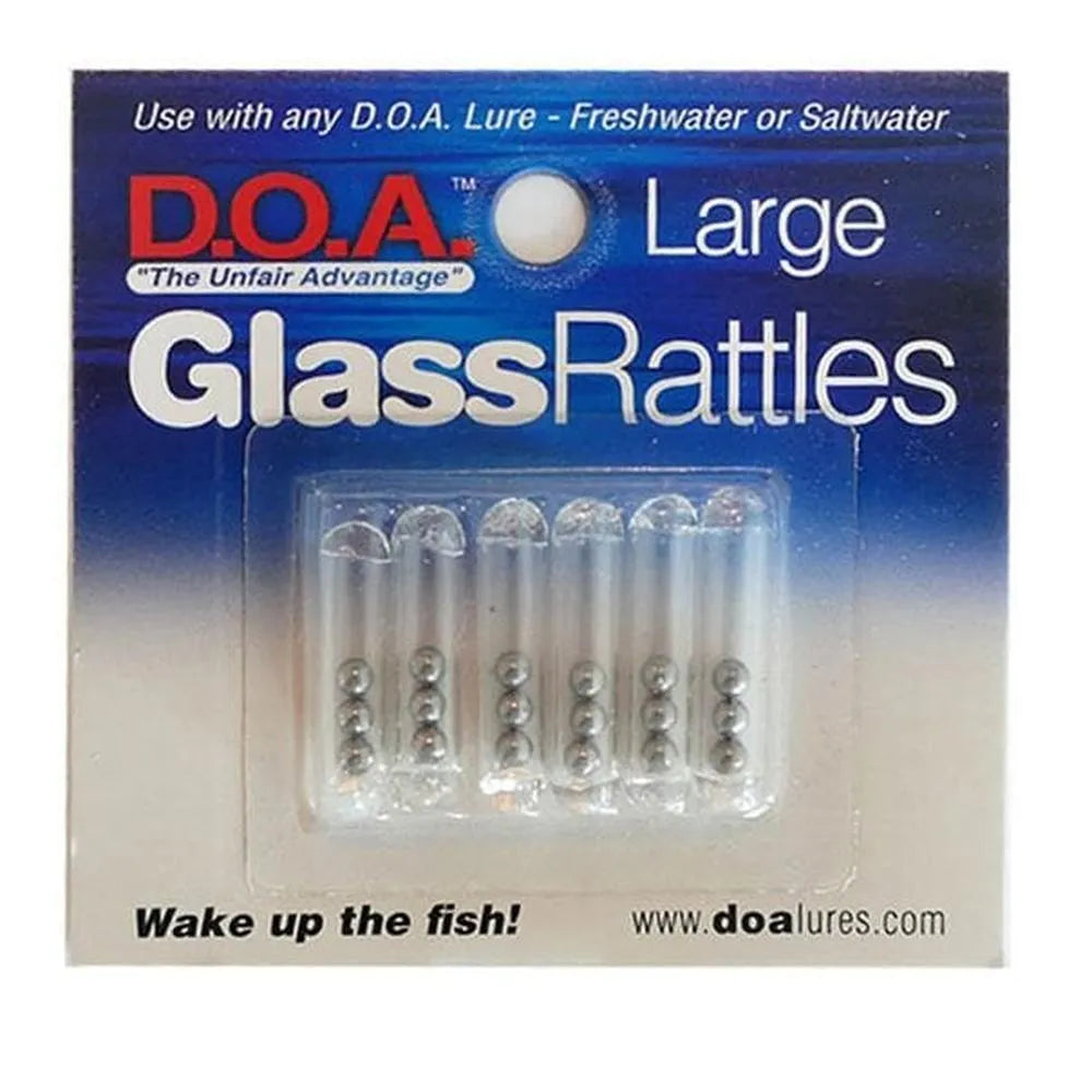 D.O.A Lures Glass Rattles 6pk 