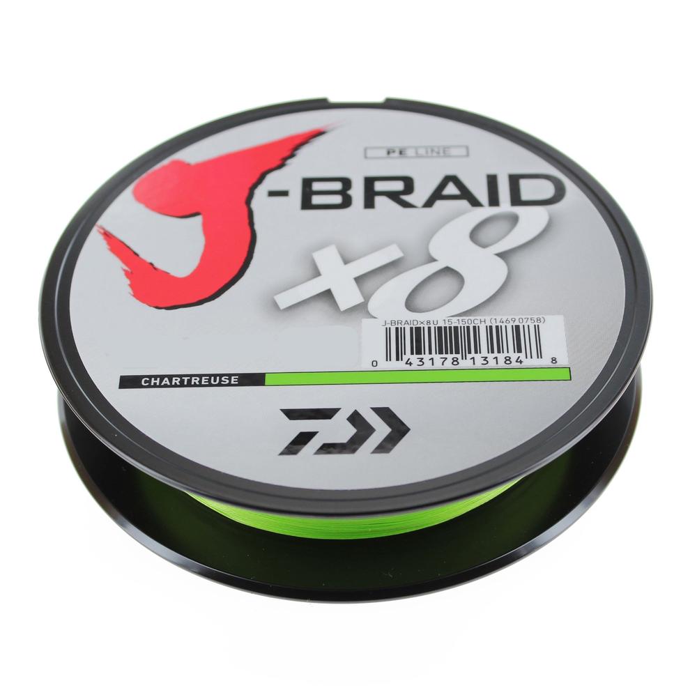 Daiwa J-Braid X8 Braided Line Chartreuse 