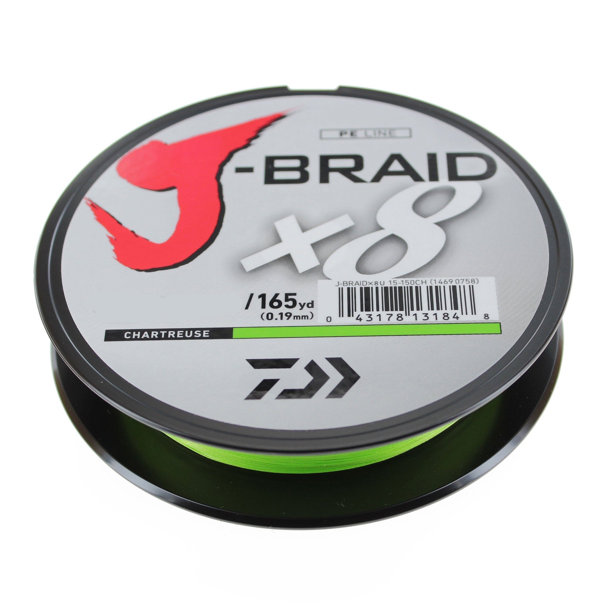 Daiwa J-Braid X8 Braided Line Chartreuse-