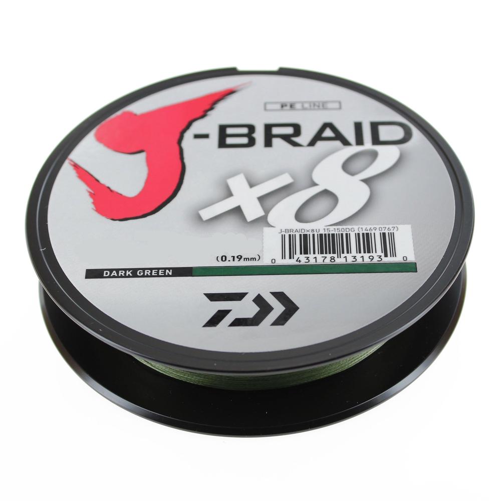 Daiwa J-Braid X8 Braided Line Dark Green 