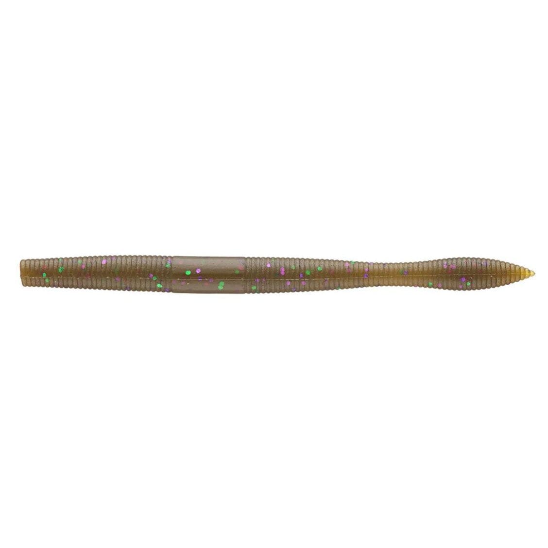 Daiwa Neko Fat Worm Green Pumpkin Green Purple 5" 10pk 