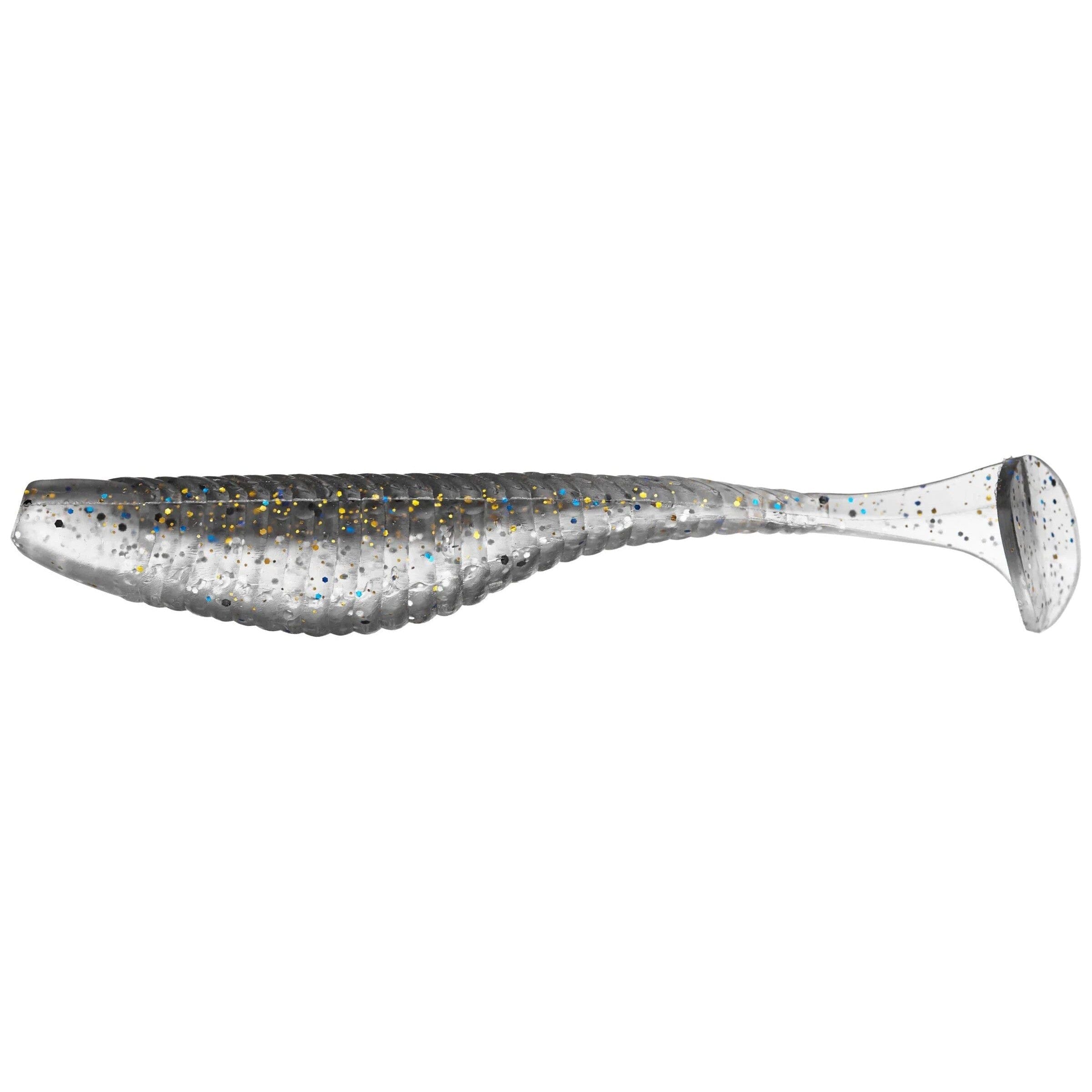Damiki Armor Shad Paddle Tail Pure Gill 3" 10pk 