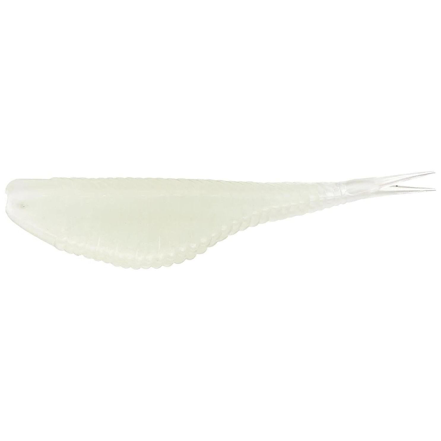 Damiki Fat Armor Shad-Pearl White-3.8" 7pk-