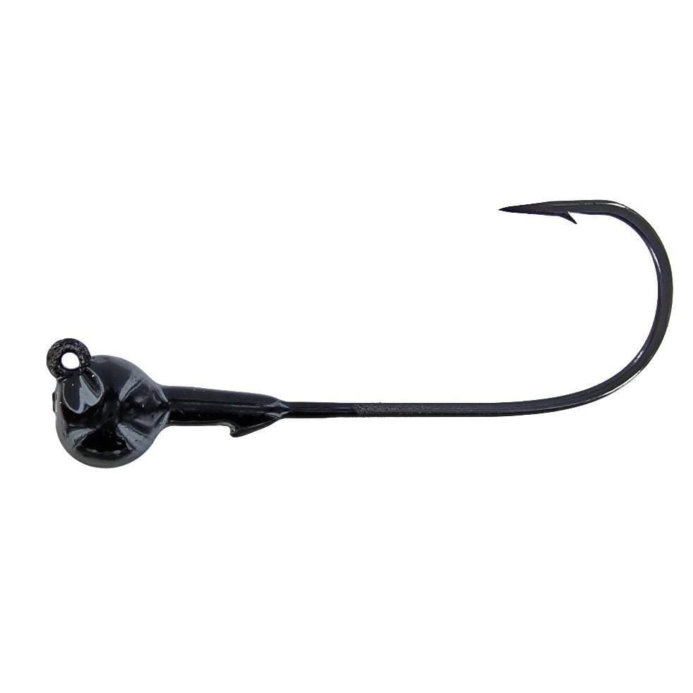Davis Shaky Head Jighead Hbt 5Pk-1/4 oz-Black-