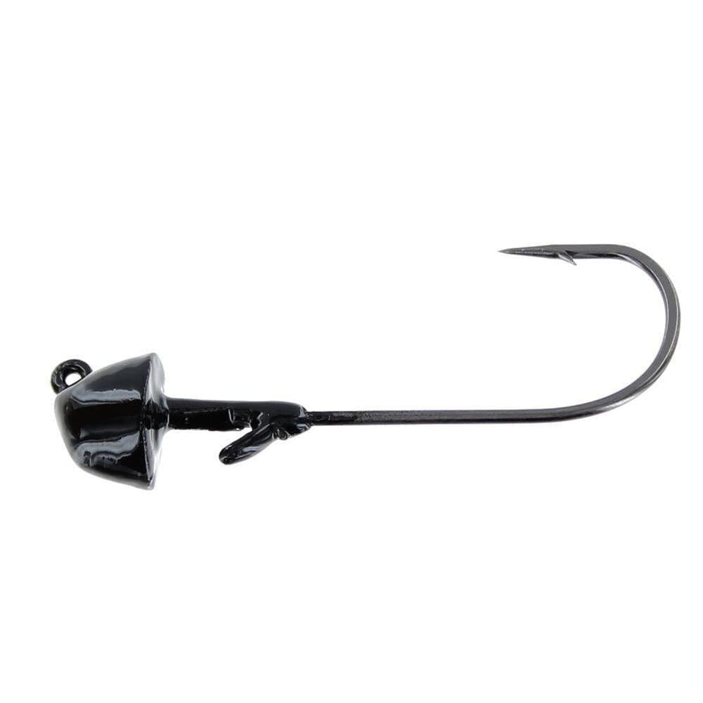 Davis Shaky Head Little Wills 4/0 5Pk 1/4 oz Black 