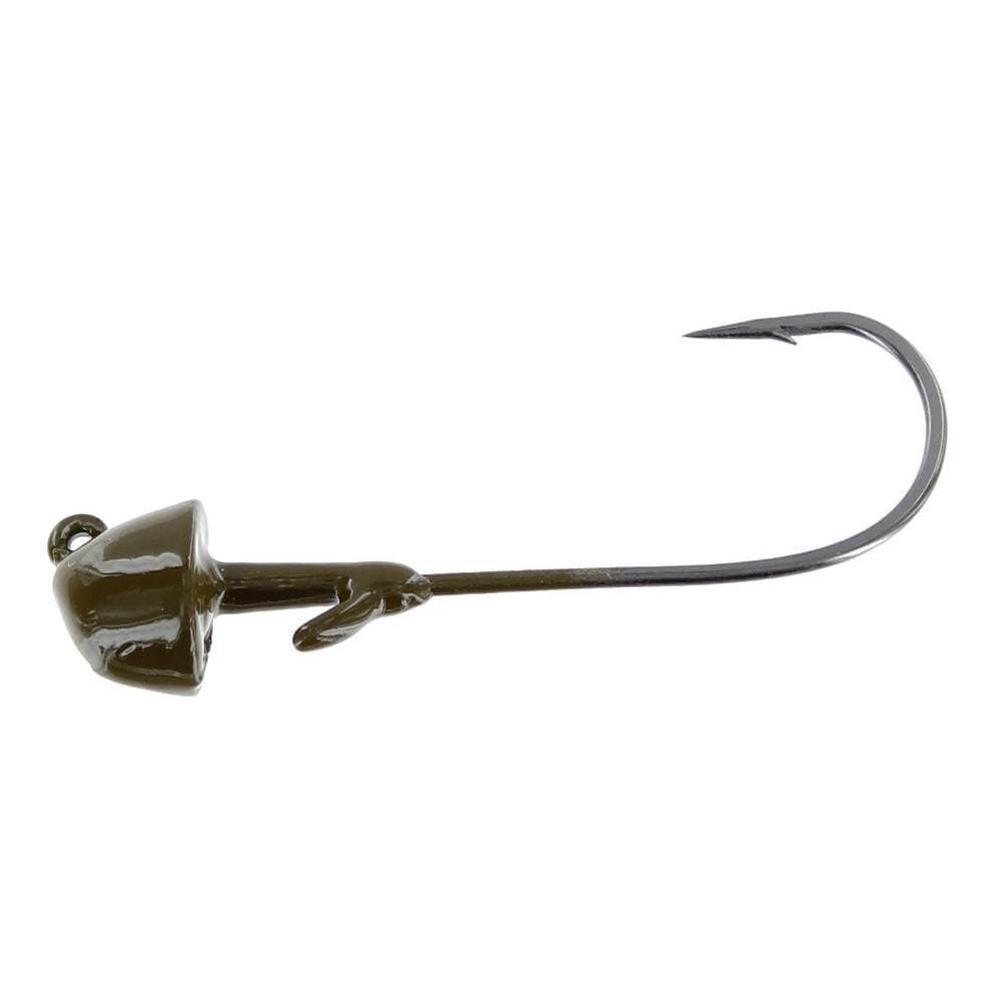 Davis Shaky Head Little Wills 4/0 5Pk 1/4 oz Green Pumpkin 