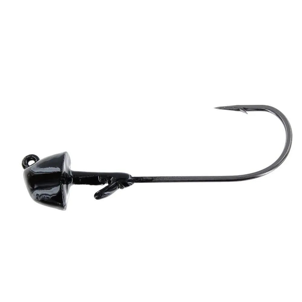 Davis Shaky Head Little Wills 4/0 5Pk 1/4 oz Black 