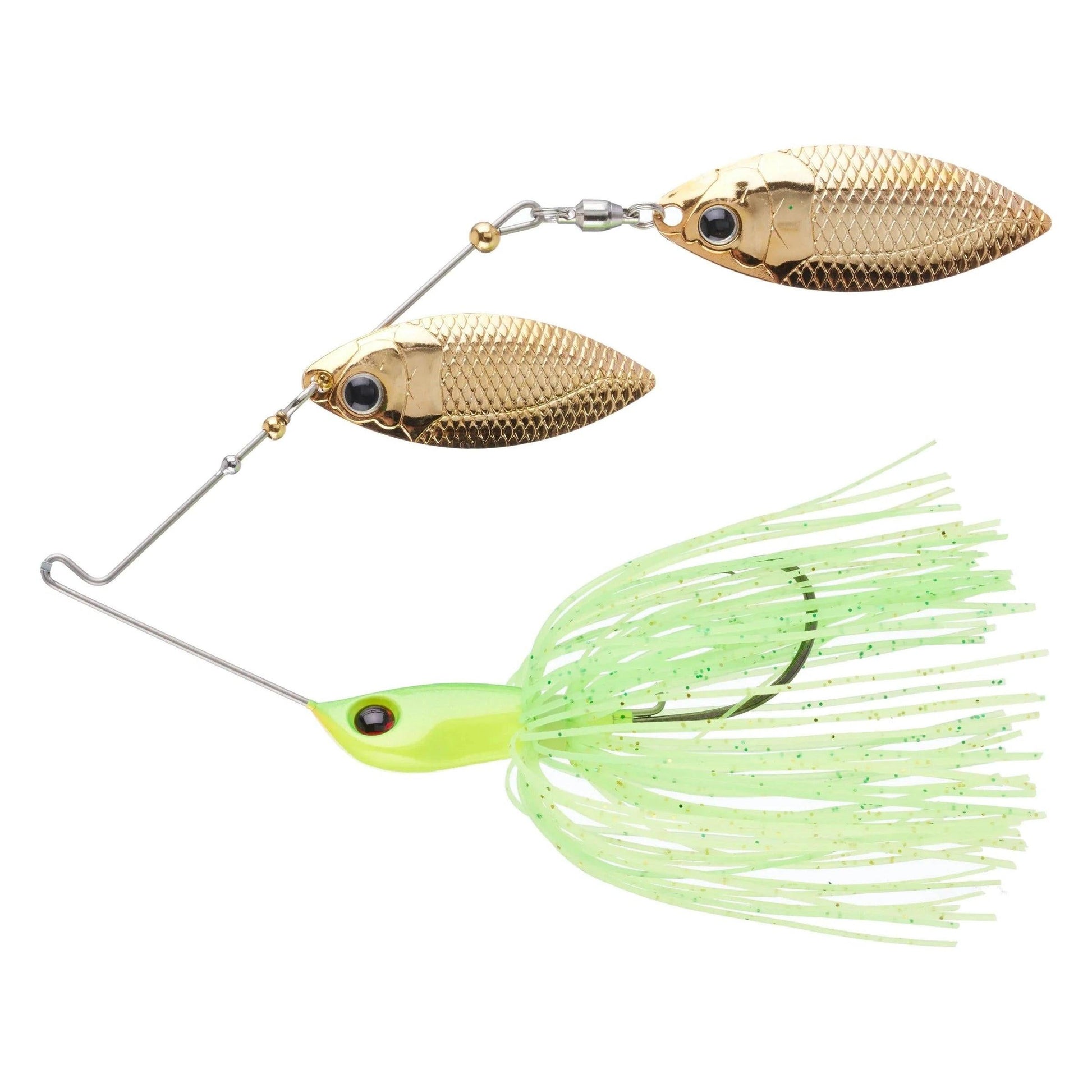 Deps B Custom Double Willow Spinnerbait Lime Chart #04