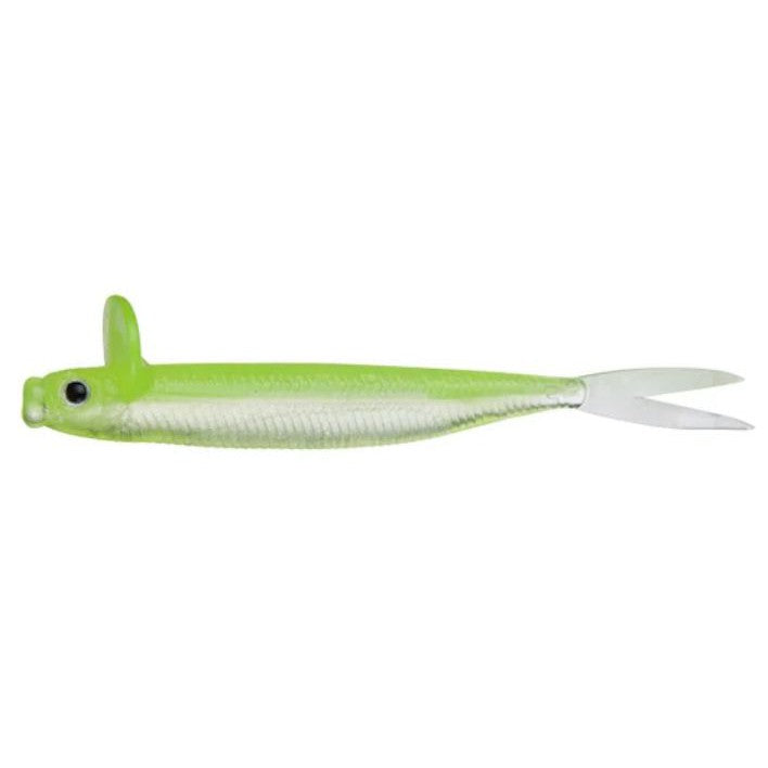 Deps Frilled Shad Chartreuse Clear 104 