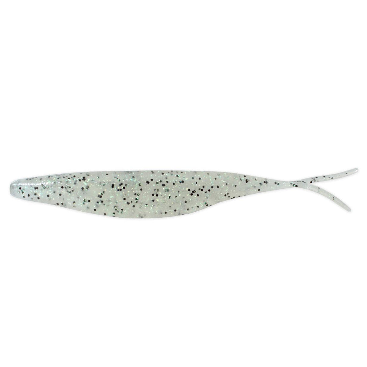 Deps Sakamata Shad 5" 6pk Clear Pepper Neon Flake 125 