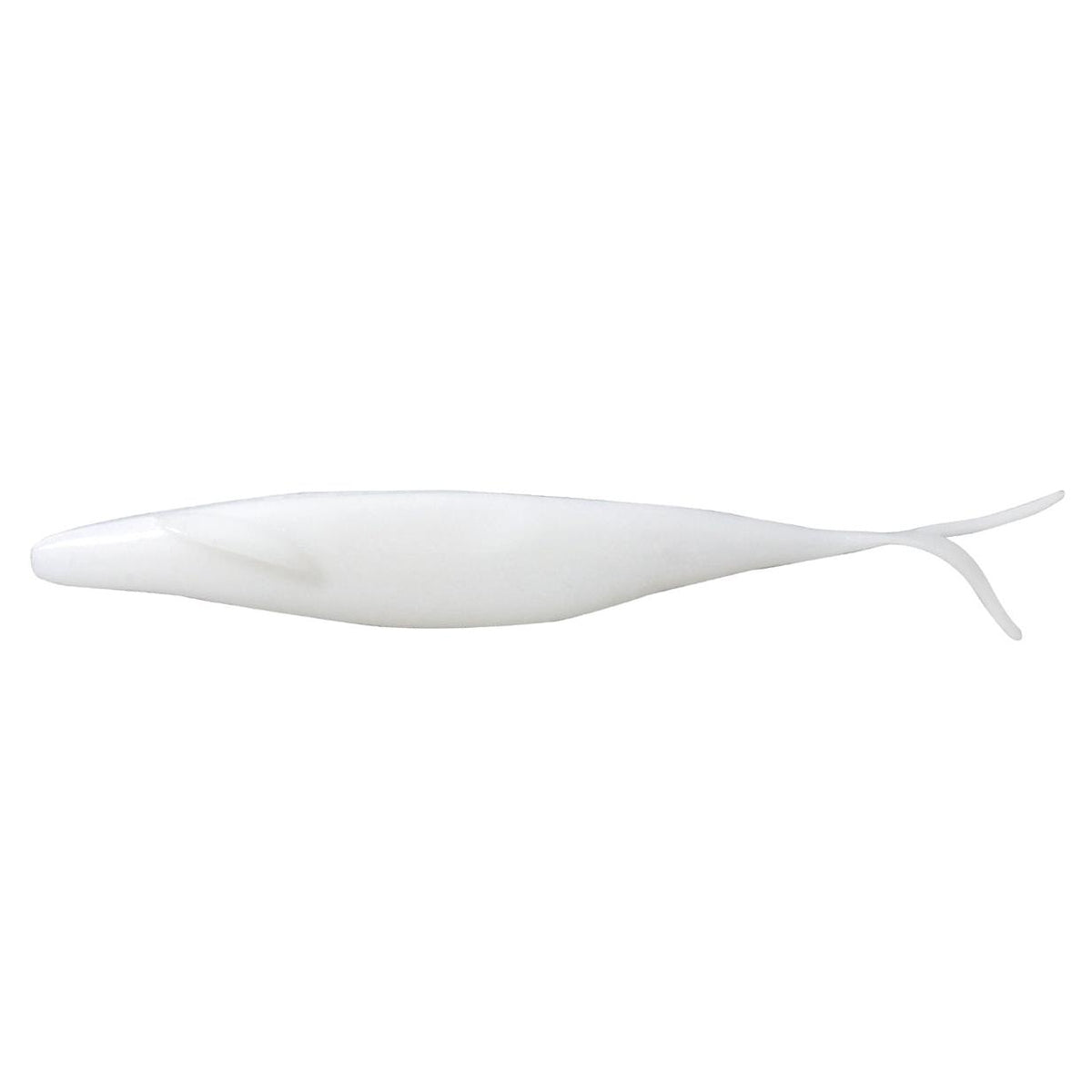 Deps Sakamata Shad 5" 6pk Solid White 08 