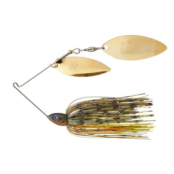 double spinner fishing lures Dirty Jigs Compact Spinnerbait Bluegill / 1/2 oz