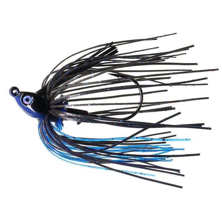 Dirty Jigs Finesse Swim Jig Black Blue 1/4 oz 