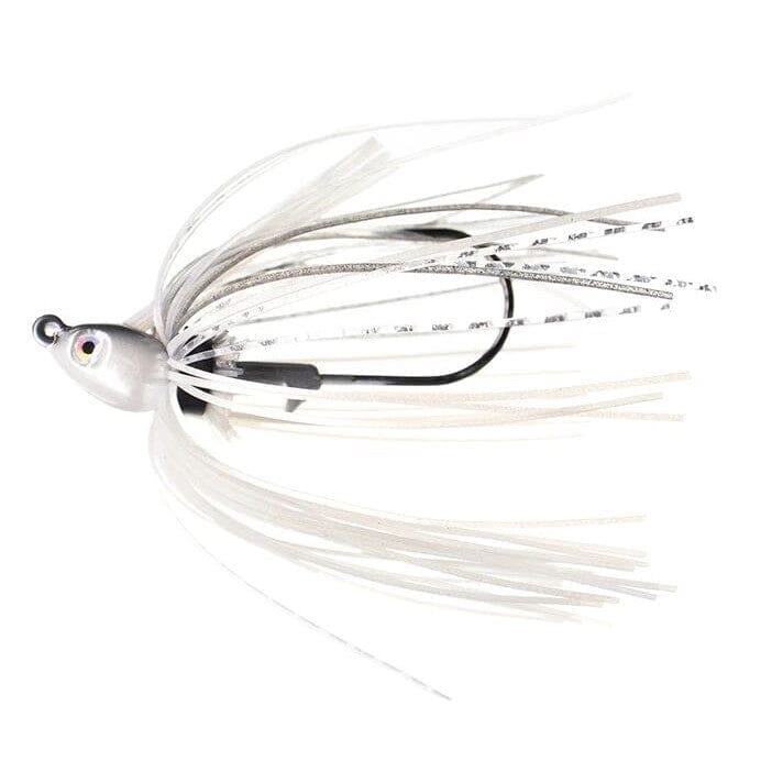 Dirty Jigs Finesse Swim Jig Pearl Ghost Shiner 1/4 oz 