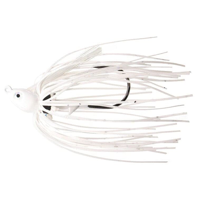 Dirty Jigs Finesse Swim Jig-White-1/4 oz-