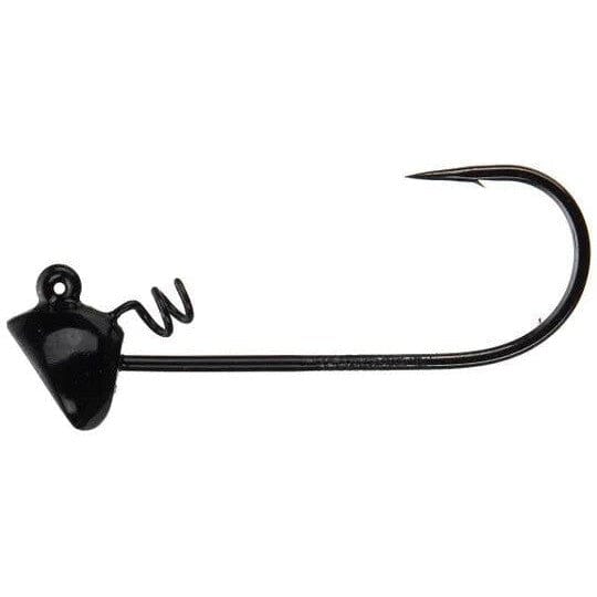 Dirty Jigs Horseshoe Shakey Head 3pk-1/8oz-Black-