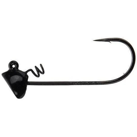 Dirty Jigs Horseshoe Shakey Head 3pk 1/4oz Black 