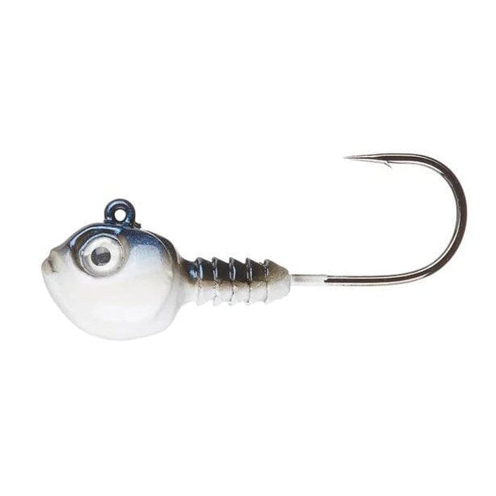 Dirty Jigs Matt Stefan Guppy Swimbait Jig Head 1/2 5/0 2pk Blue Shad 