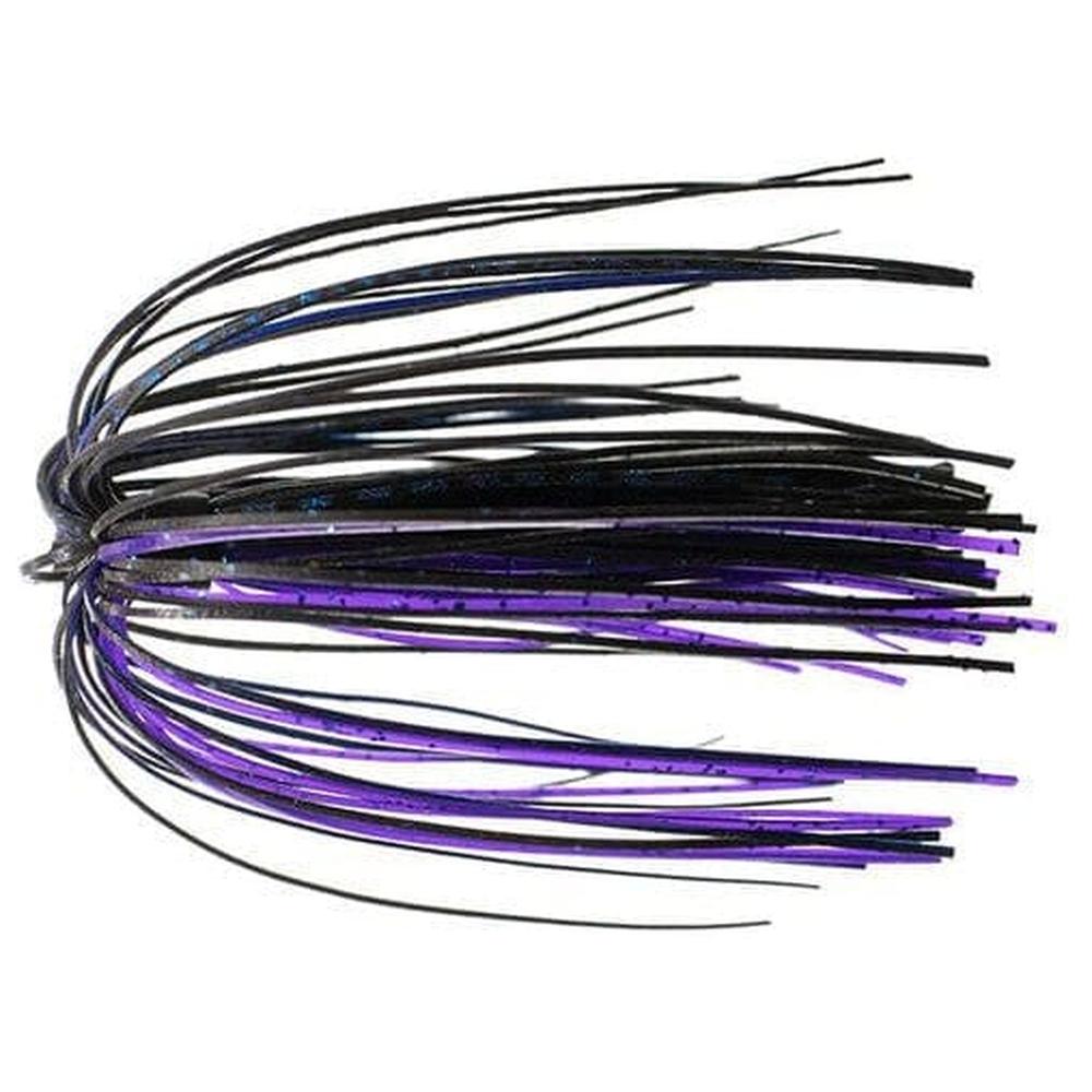 Dirty Jigs Replacement Skirts Black Blue & Purple 