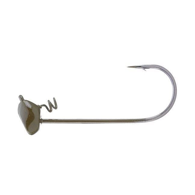Dirty Jigs Stand Up Finesse Head 3pk 1/4oz Green Pumpkin 