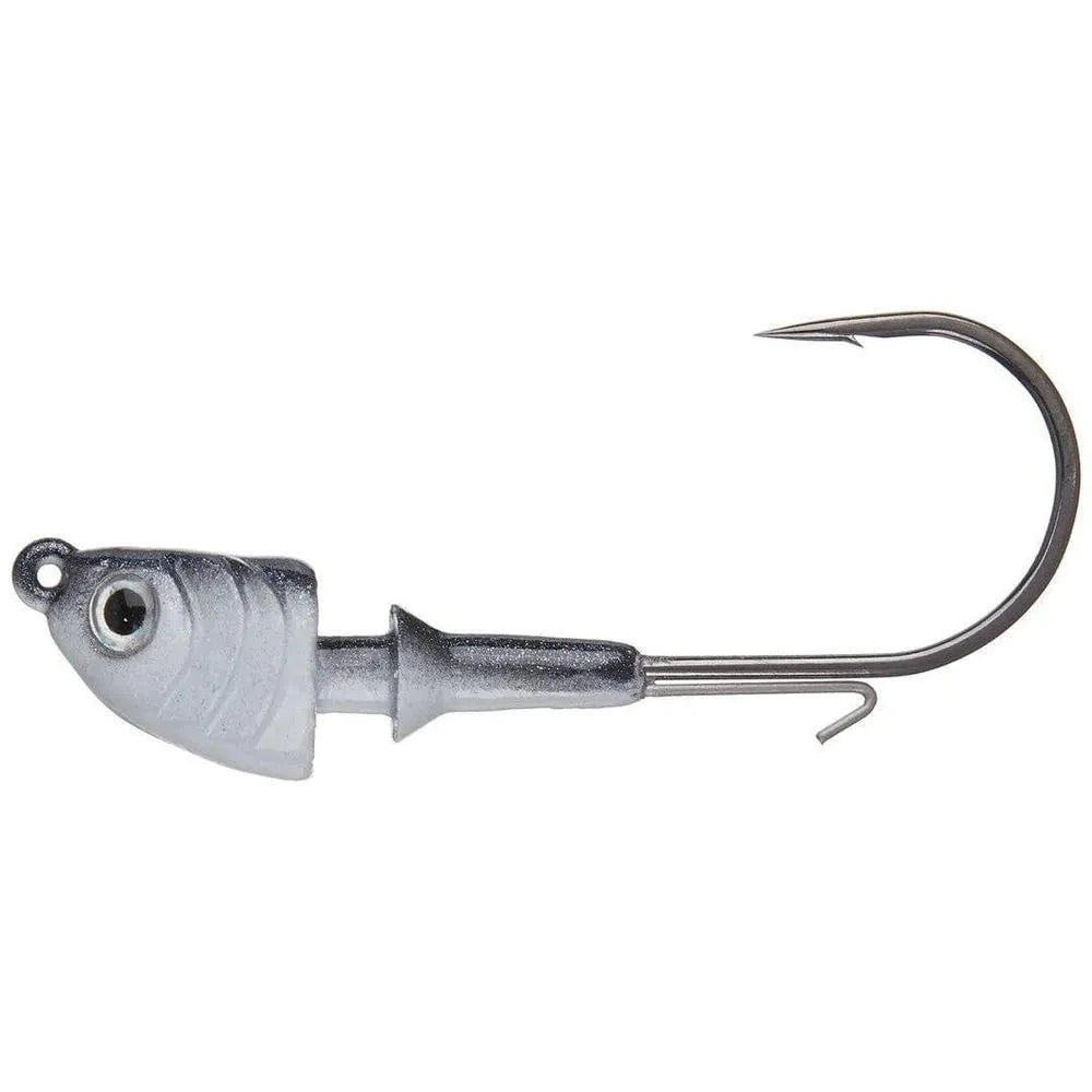 Dirty Jigs Tactical Bassin Finesse Swimbait Jig Head 1/4 2/0 3pk Gizzard Shad 