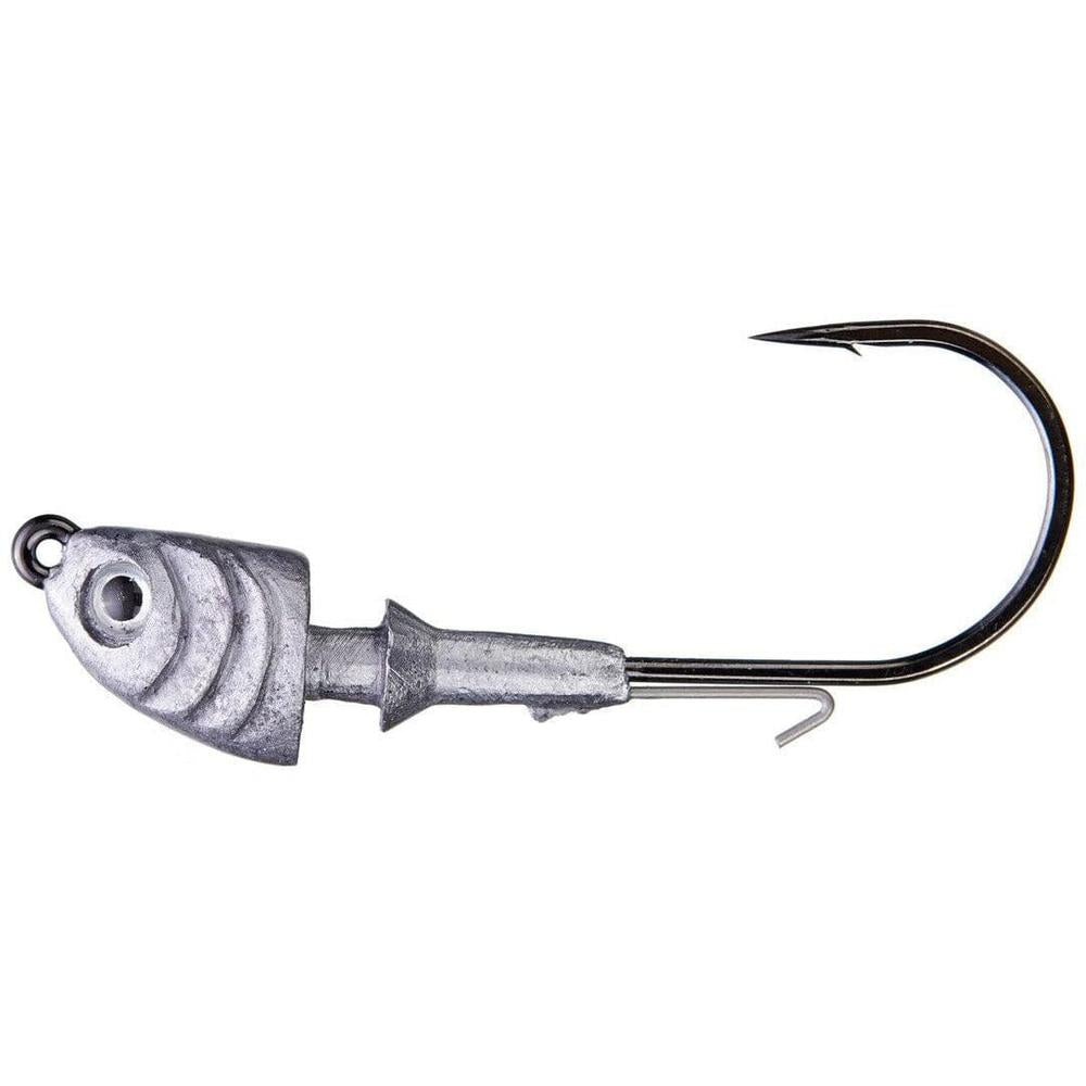 Dirty Jigs Tactical Bassin Finesse Swimbait Jig Head 1/4 2/0 3pk Naked Shad 
