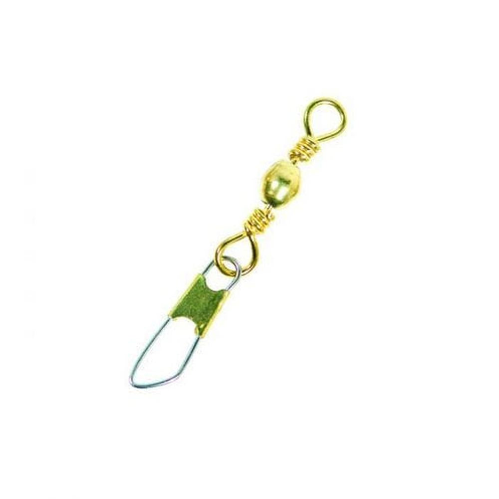 Eagle Claw Barrel Swivel With Safty Snap 01041 