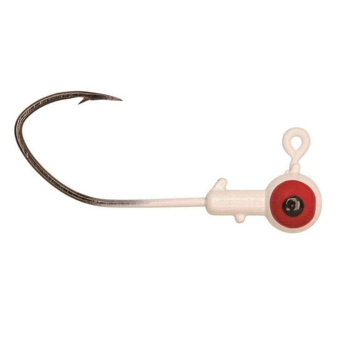 Eagle Claw Pro-V Ball Jighead White 1/16oz 