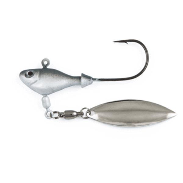 Fish Head Spin-Green Albino-1/2 oz-